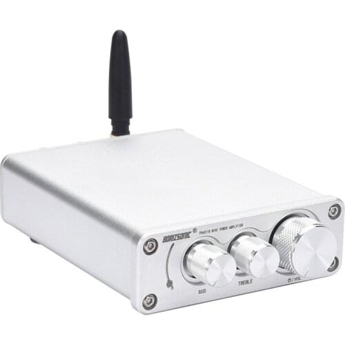 Finished BT 5.0 TPA3116 D2 HiFi Power Amplifier Home Audio TPA3116 Amp With Treble Bass 50W+50W