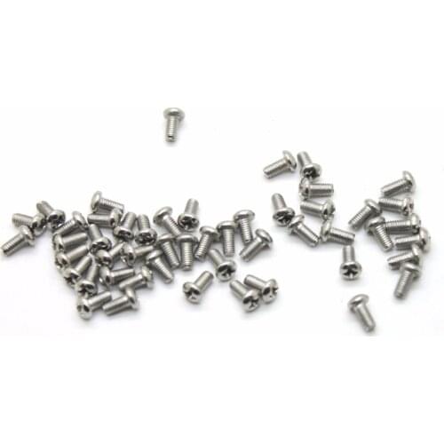 50pcs/lot M2.5*4/5/6/8/10/12/16/20mm Bolts Screw Spike Round Head Screw 2.5mm CPC223