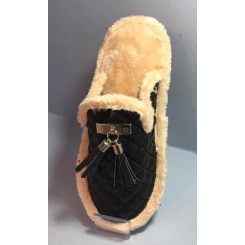 Wowa Kışlık Püsküllü Bayan Kadın Terlik Yumuşak Yüzey Kaliteli İşçilik Yeni Sezon Model MoT Dekor