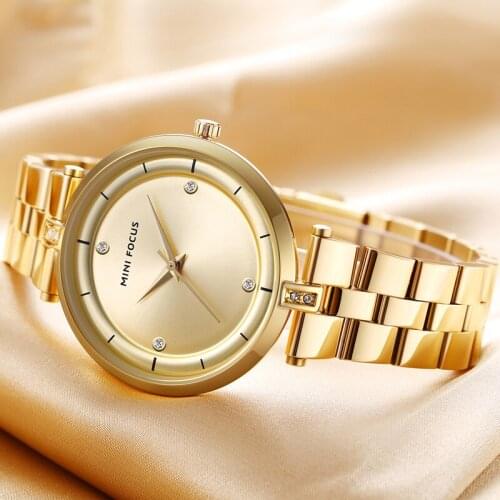 MINI FOCUS Watches Women Top Brand Luxury Quartz Watches Women Fashion Stainless Steel Ladies Dress Wristwatches Relojes Mujer