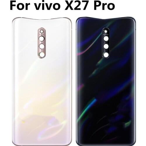6.7 inch For VIVO X27 Pro Back Battery Cover Door Housing case Rear Glass parts For x27Pro back case Replacement