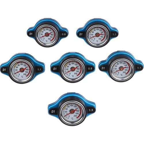 Car Motorcycle Styling Thermo Radiator Cap Tank Cover Water Temperature Gauge