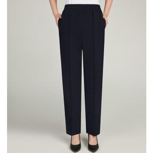 Summer Women Black Pants 2021 New Korean Thin Trousers Women High Waist Ankle-Length Harem Pants Summer