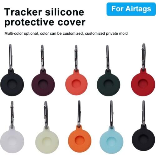 For Apple Airtags Case Keychain Protective Cover For Airtag Tracker Locator Device Anti-lost For Airtag Air Tag Case Wholesale
