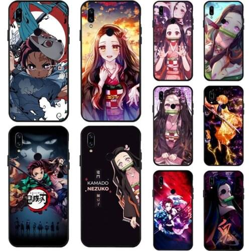 Demon Slayer Anime Kimetsu No Yaiba Phone Case For Xiaomi Redmi note 8 9 pro 7 8T 9A 9S K20