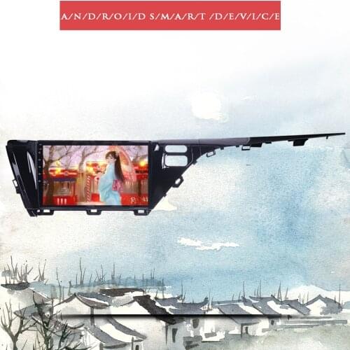 2Din Android 10 DVD video player FOR Toyota Camry 2018 2019 2020 stereo auto audio head unit with GPS navigation RDS DSP Carplay