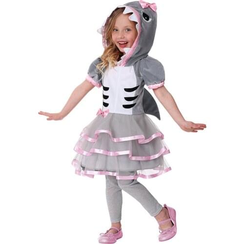 Halloween Childrens Day stage performance show Nemo story girl animal baby shark dress up costume