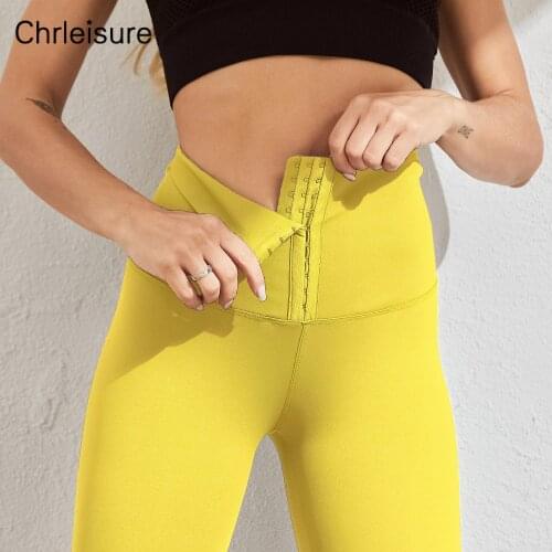 CHRLEISURE Fitness Leggings for Women High Waist Seamless Push Up Sexy Leggings Running Gym Breathable Workout Legging Feamle