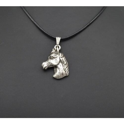 Fashion Cute vintage 3D Arabian Horse Pendant Choker women Necklace Trendy delicate charm gift Jewelry