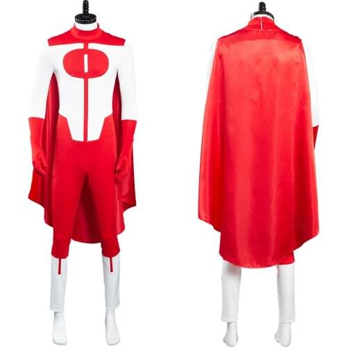 Invincible Omni-Man OmniMan Cosplay Costumes Nolan Grayson Jumpsuit Outfits Halloween Carnival Suit