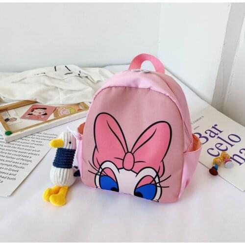 Disneys new childrens bag Daisy bag cute elementary school school bag boys and girls kindergarten cartoon cute shoulder bag