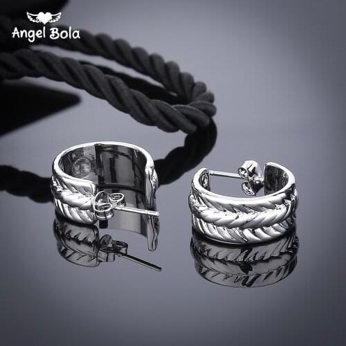 New Fashion Boho Earrings Tire Pattern Buddha Stud Earrings for Women New Punk Earring Vintage Beach Jewelry Er1227-1