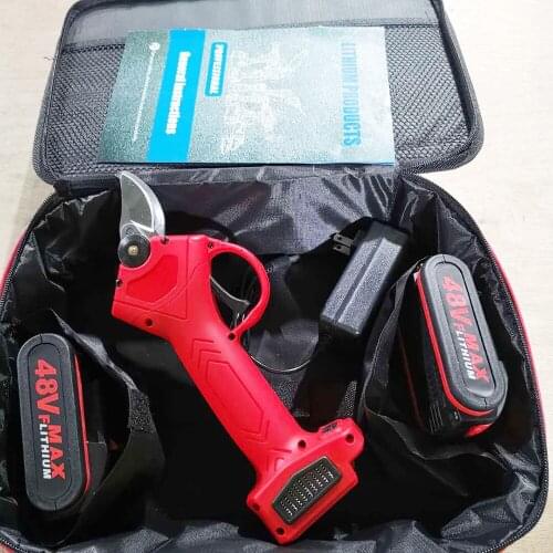 Electric Garden Pruner Cordless Tool Adjustable Electric Pruning Shears Lithium Branch Cutter Grafting Tool Garden Scissors
