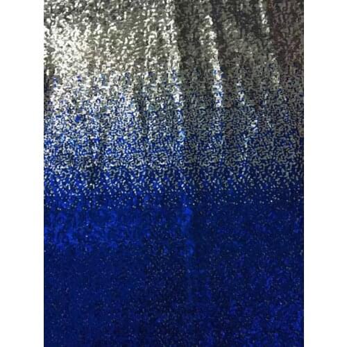 130cm ombre color sequin fabric,red silver,blue silver,black silver,black gold available,XERY-JHC161223D