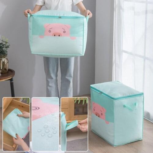 Large-Capacity Clothes Organizer Quilt Storage Bag Dust Bag Dorm Room Essentials Closet Organizer Household Quilted Bag