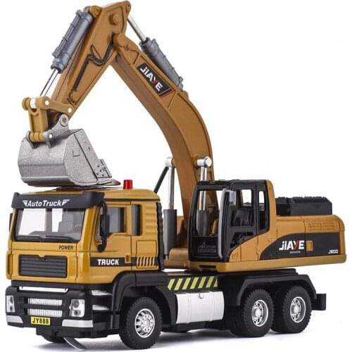 High simulation 1:50 alloy engineering excavator model,dump truck excavator toy,rotary excavator,free shipping