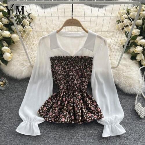 YUOOMUOO Collar Blouses