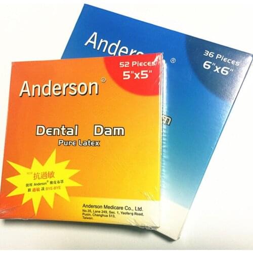1 Box High Quality Pure Latex Rubber Dam Small Size 52pcs or Large Size Dental Dam 36pcs Each Box