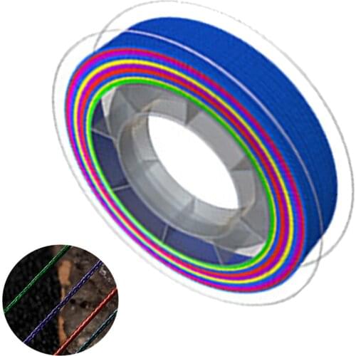 1PCS 150M 8 Strand PE Fishing Thread Japan Super Strong Wire Multifilament Durable Fishing Line Colorful Fishing Wire Tackle