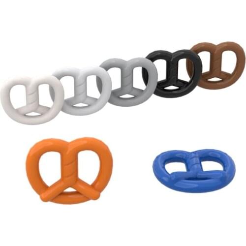 10PCS Replaceable 10170 Butterfly Pastry Doughnut Parts Building Blocks High-Tech Assemble Replace Bricks Toy For Children Gifts