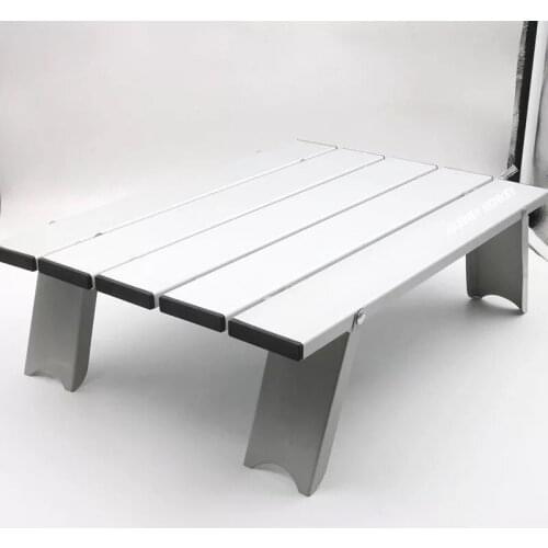 2019 high quality outdoor self-driving tour aluminum alloy folding portable beach ultra light table camping table
