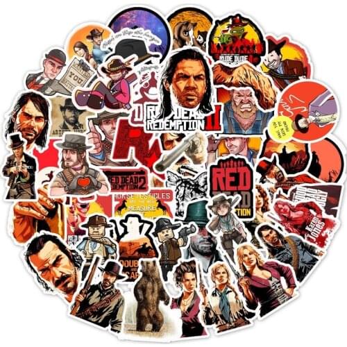 50pcs Wilderness Big Darts Graffiti Stickers DIY Suitcase Computer Phone Skateboard Guitar Refrigerator Waterproof Sticker