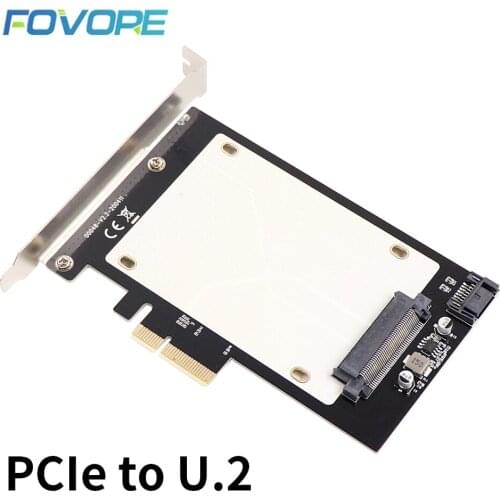 PCI e to SATA SFF-8639 U.2 SSD Controller Adapter U.2 to PCI-e PCI express Converter Expansion Card Adaptor Add On Cards