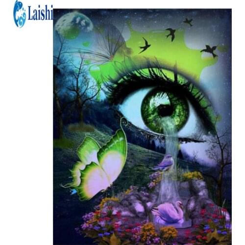 IY Diamond Painting Wholesale Drill 5D Eyes are crying Diamond Embroidery Sale Diamond Picture of Rhinestones Home Decor Gift