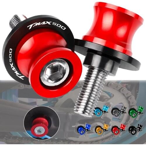 For YAMAHA TMAX530 TMAX500 T-MAX 530 T-MAX530 TMAX 530 500 6MM Motorcycle CNC Swingarm Sliders Screw Swing Slider Stand Screws