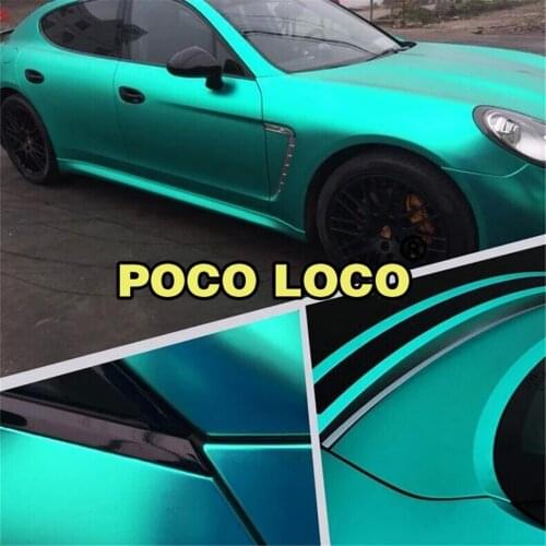 Gemstone Green Car Vinyl Sticker Matte Satin Chrome Sapphire Teal Blue Vehicle Vinyl Wrap Auto Sticker