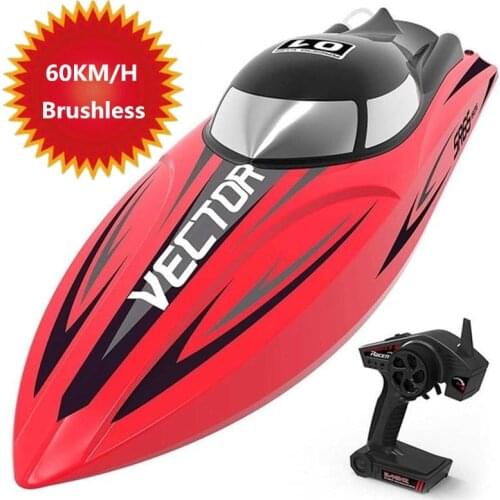 65cm Big Size Remote Control Racing Boat Brushless Motor 60km/h High Speed RC Speedboat RTR Version 2-Way Navigation Waterproof