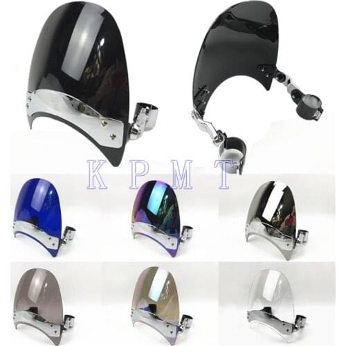 For Harley Davidson Sportster XL883C Sportster 883 Custom 883Low XL1200N Sportster motorcycle motorbike Windshield Windscreen