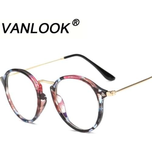 Anti Blue Ray Women Computer Glasses For Men Transparent Eyeglasses Round Fashion Spectacle Frame Oculos De Grau Female Coating