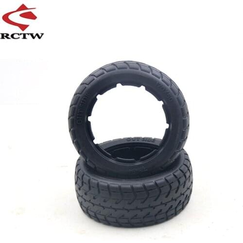 Front or Rear on Road Tire Skins for 1/5 Hpi Rofun Baha Km Rovan Baja 5B Truck Spare Toys Parts