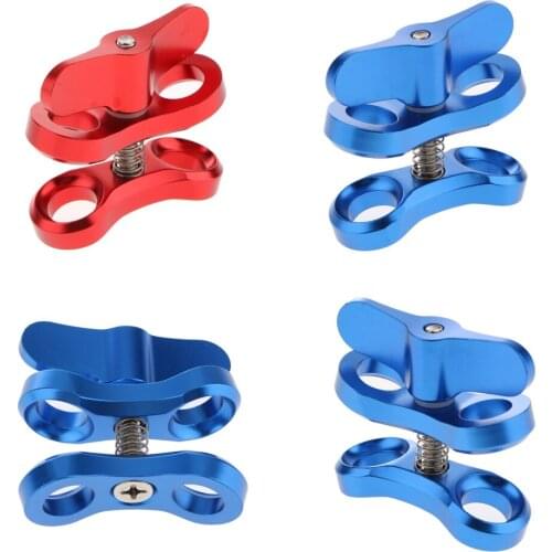 4 Packs Aluminum Alloy Underwater Ball Clamp Mount Bracket with Strong Practicality for GoPro 6/5/4/3