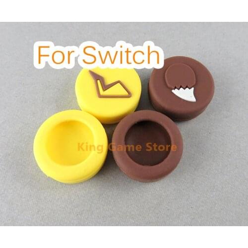 1set For Nintendo NS Switch 4 in 1 Rocker Cap Silicone Case FOR Switch Pro Joy Con Rocker Cover Protective Cap