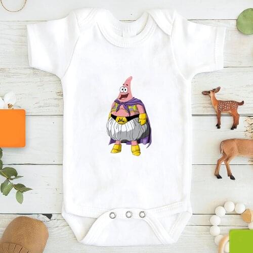 Funny Newborn Clothes Popular Anime Spoof Printed Baby Body Twins Matching Clothing Urbano Casual Baby Boy Bodysuit Ropa Bebe