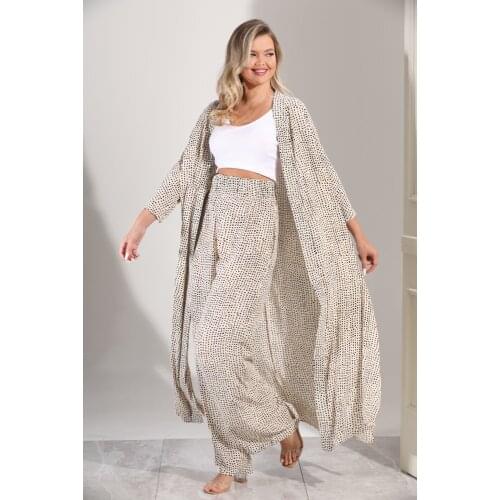 Daffic Pantsuit for Women Two Piece Suite for Summer 2021 Wide Pant Suite