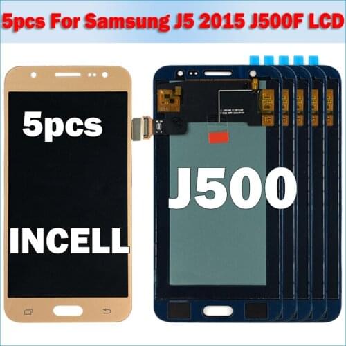 5 Piece/lot BB TFT Incell LCD For Samsung Galaxy J500 J5 2015 J500Y J500M J500F LCD Display Touch Screen Digitizer Adjust LCD