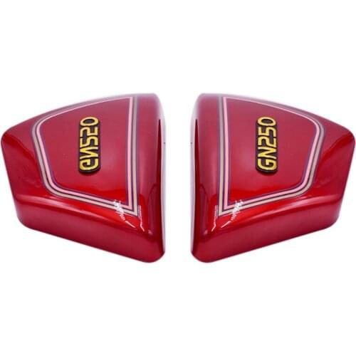 1 Pair Right & Left Frame Side Covers Panels For Suzuki Motorcycle Parts Gn 250 Gn250 Gn250 Motorcycle Parts Red