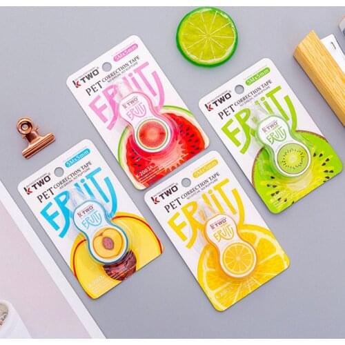 1pcs Kawaii Cartoon fruit color Correction Tape Kawaii Corrector For School Stationery School Student Supply Papeleria Gift