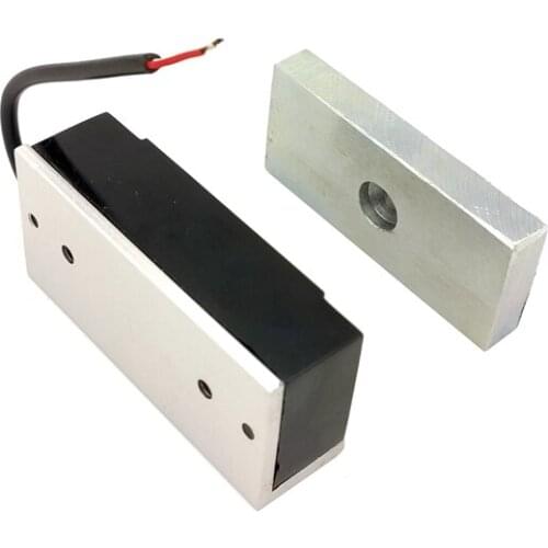 60KG 130LB Door Electric Lock Magnetic Lock DC 12V Single Door Electromagnetic Lock Holding Force For Access Control