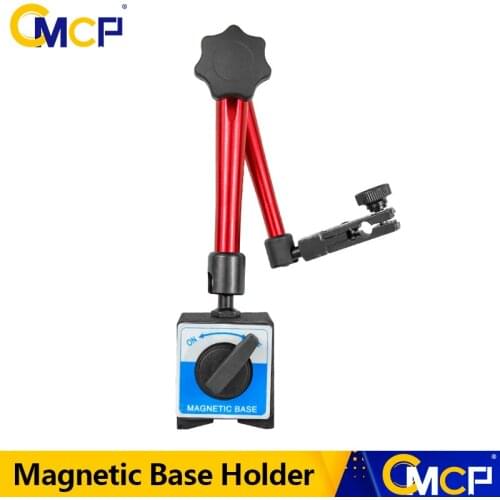 CMCP Dial Indicator Magnetic Base Holder 0.01mm Dial Gauge Magnetic Base Holder Measure Gauge Instruments Tool