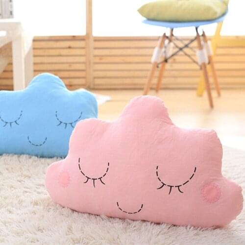 Clouds Baby Pillow Decor Pillow Newborn Infant Plush Doll Pillow Cushion Plush Baby Room Decor Bedding Crib