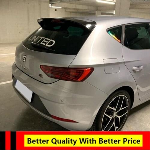EPFBSQP Aleron For 2012 - 2019 2020 Seat LEON MK3 5F FR 5Door Hatchback Spoiler Rear Roof Spoiler Lip Car Tail Wing Decoration