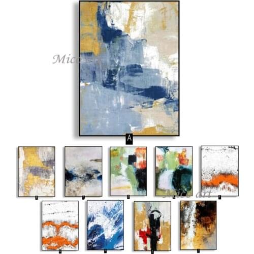 European Artist Hand Painted Abstract Oil Painting On Canvas Of Modern Hotel For Wall Decoration
