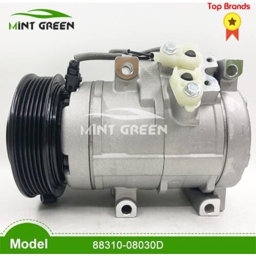 AC A/C Compressor 12V OR 24V-6PK-120MM 88310-08030D 88310-08030 88320-08050 88320-08051