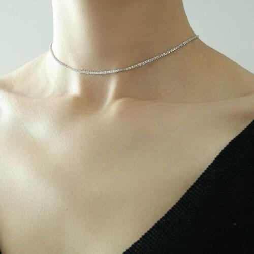 925 Sterling Silver Pendants And Necklaces Gift For Women Trendy Star Collar Gold Design Minimalist Accessories Fine Jewellery