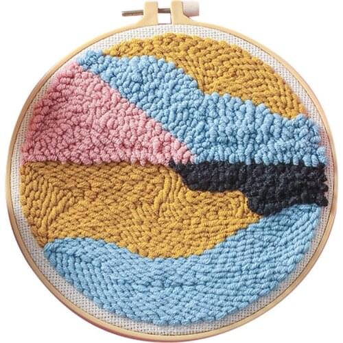 Best DIY Embroidery Kits Landscape Cross Stitch Kits Punch Needle Embroidery Needlework Sets Household Decoration