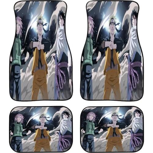 Car Floor Mats Set of 4 with Anti Slip Rubber Backed All Weather Heavy Duty Floor Protection Carpets for Car SUV Truck Van Sedan